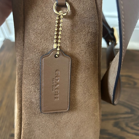 Coach hadley cw004 light brown Suede Women's Bag - Picture 7 of 12